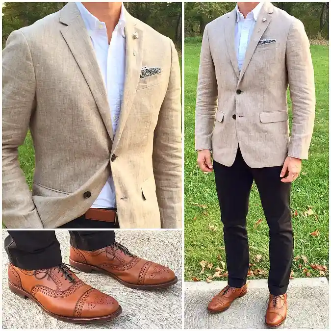 Beige Linen Soft-Tailoring — Reimagining Smart-Casual Comfort