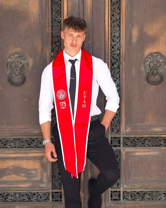 Bold Red Sash & Crisp White - Command Attention at a Summer Ceremony