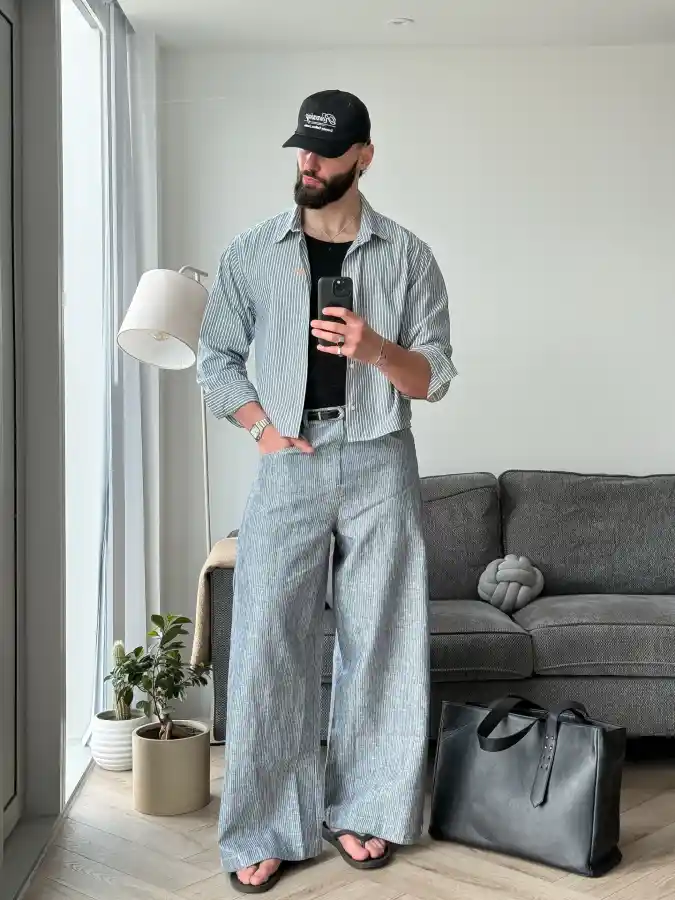Breezy Linen Layers - Redefining Summer Urban Casual