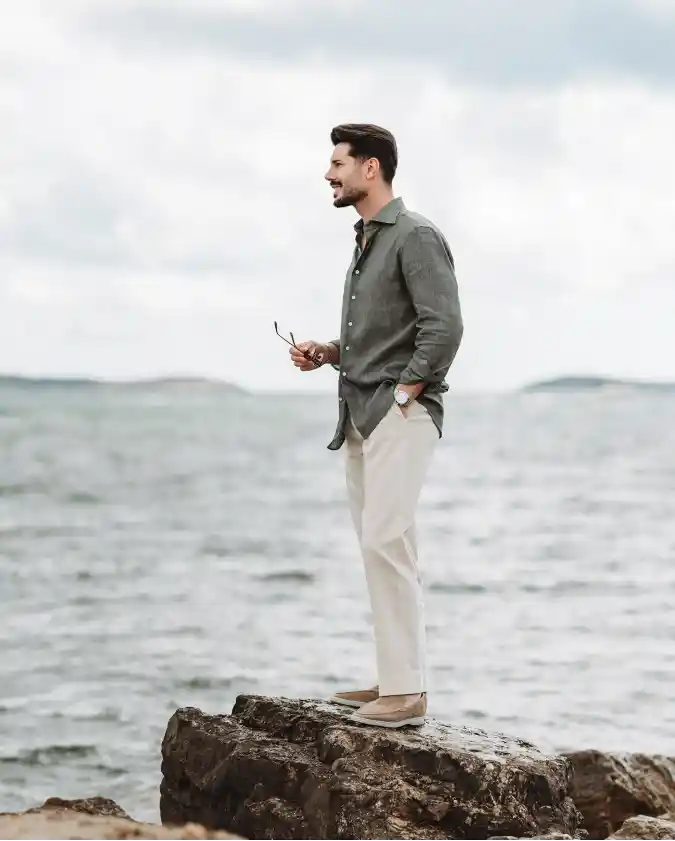 Coastal Linen Sophistication - Essential Summer Smart-Casual
