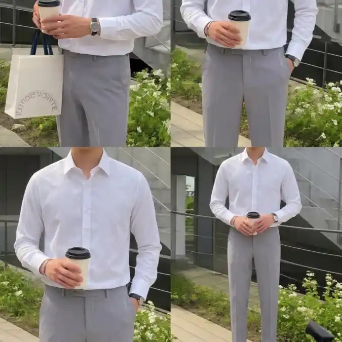 Dove Gray Tapered Trousers - Navigating the Modern Hybrid Workday