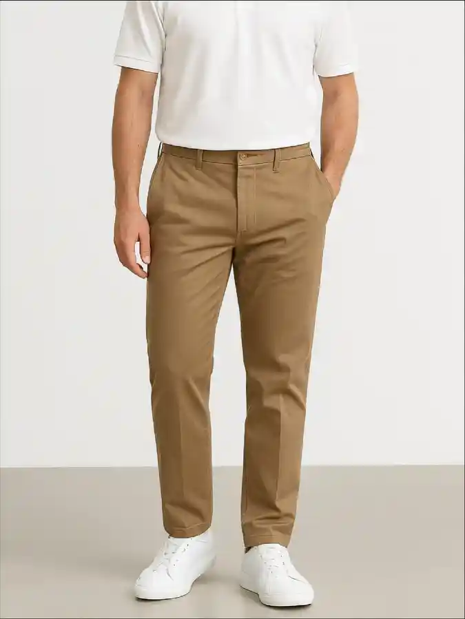 Earthy Tan Chinos - Modern Smart-Casual Staples