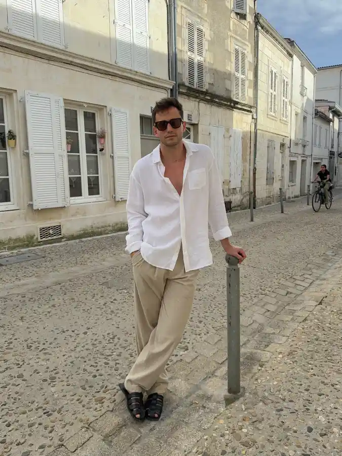 Effortless Linen Ensemble - Elevated Weekend Travel