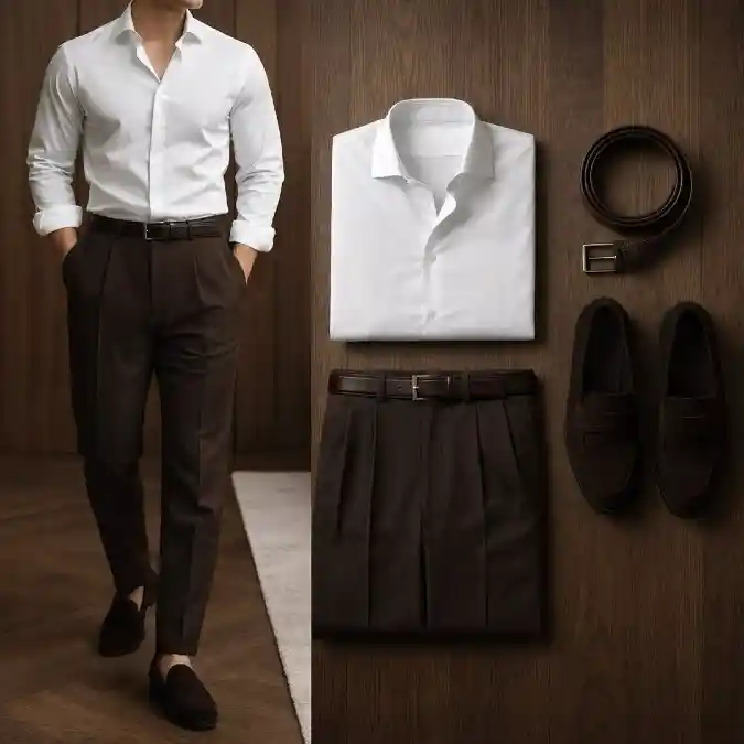 Elevated Earth Tones and Crisp Whites - Redefining Job Interview Smart-Casual