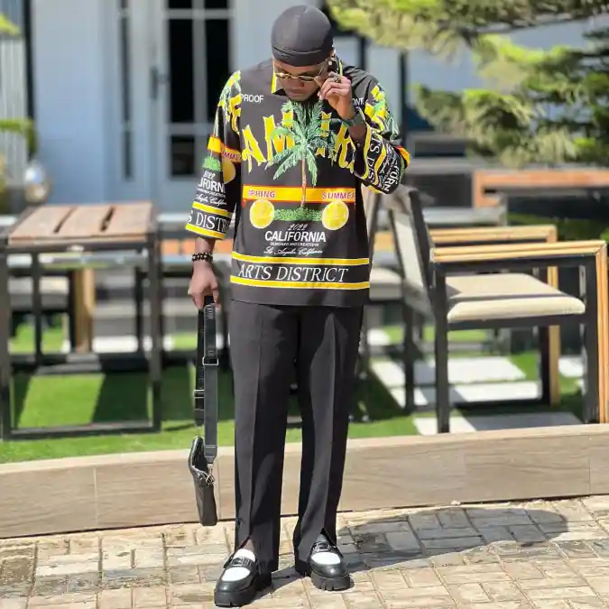 Graphic Oversized Shirt and Fluid Trousers - Elevating Comfort for the Dad Bod