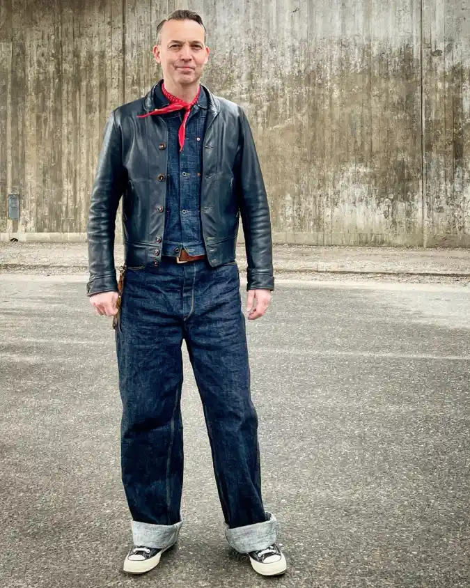 Heritage Raw Denim Utility - Rugged Weekend Exploration
