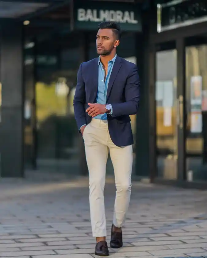 Navy & Chambray Smart-Casual - Modern Business Casual Redefined