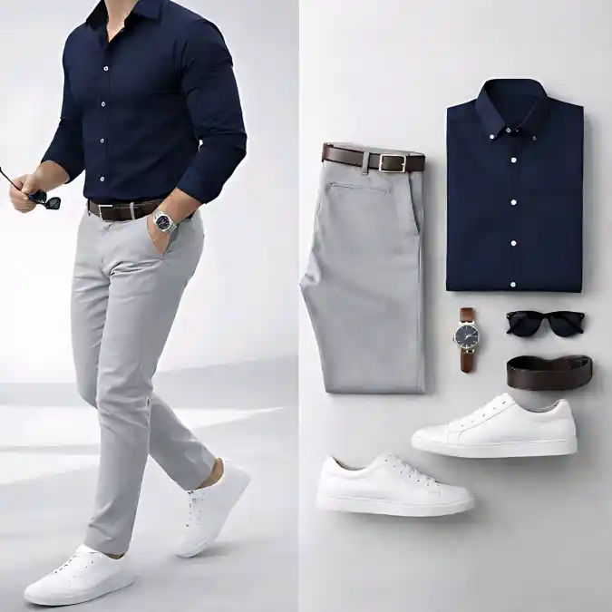 Navy & Slate Smart-Casual — Masterclass in Hybrid Versatility
