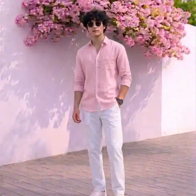 Pastel Linen and White Trousers - Coastal Summer Refinement