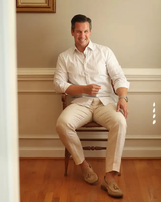 Relaxed Neutral Linen - Elevating Resort Wear For Summer