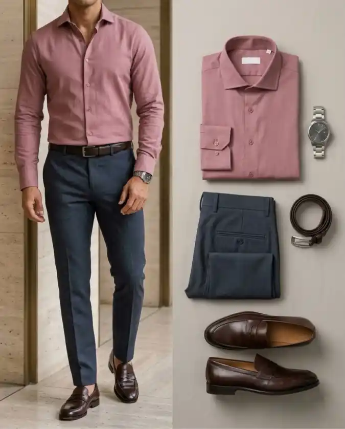Spiced Rose and Slate Blue The Hybrid Work Essential