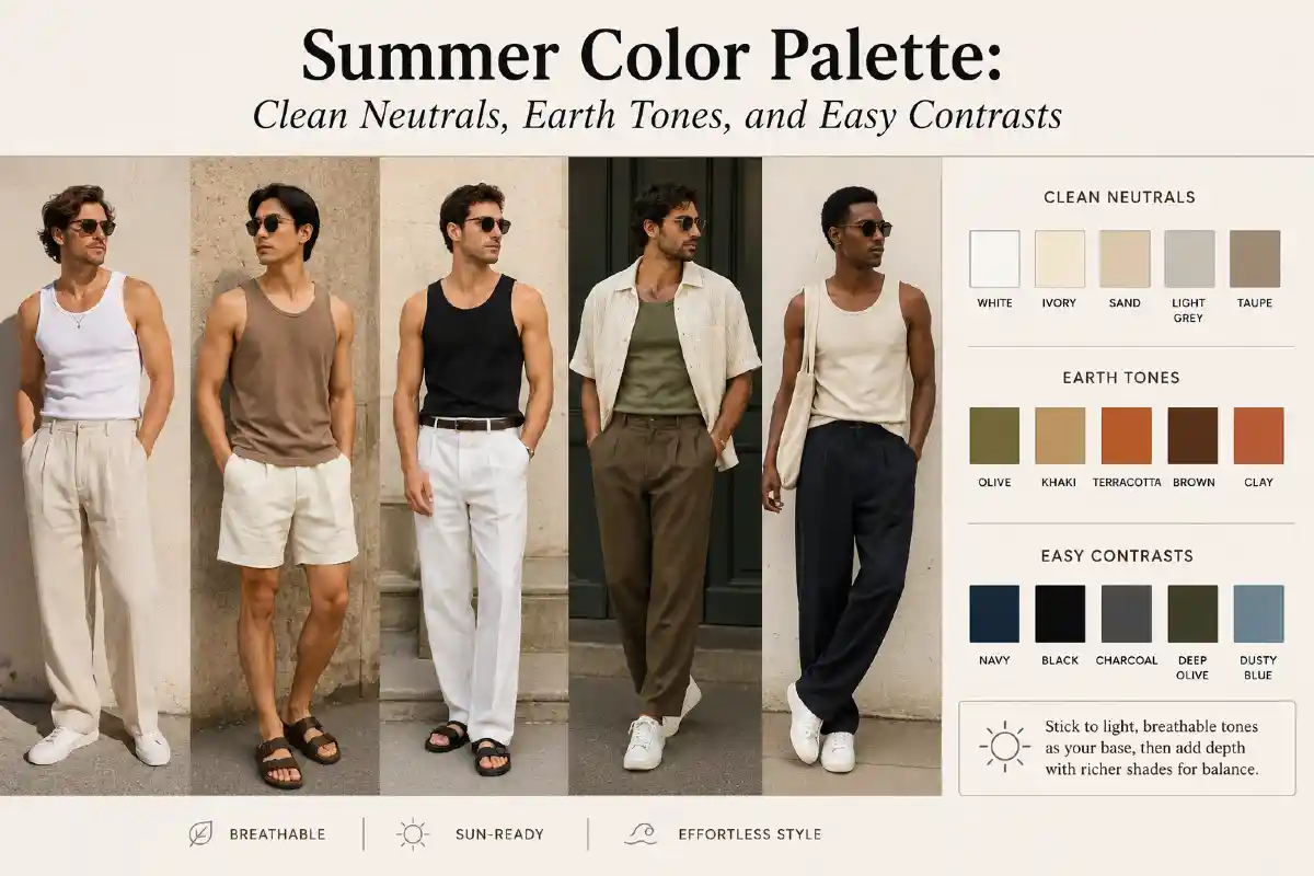 Summer Color Palette Clean Neutrals, Earth Tones, and Easy Contrasts