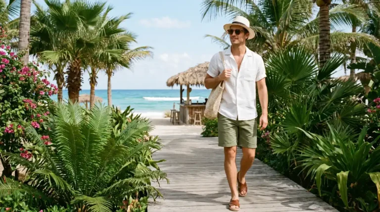 Tropical Vacation Outfits for Men That Are Made for Heat and Humidity